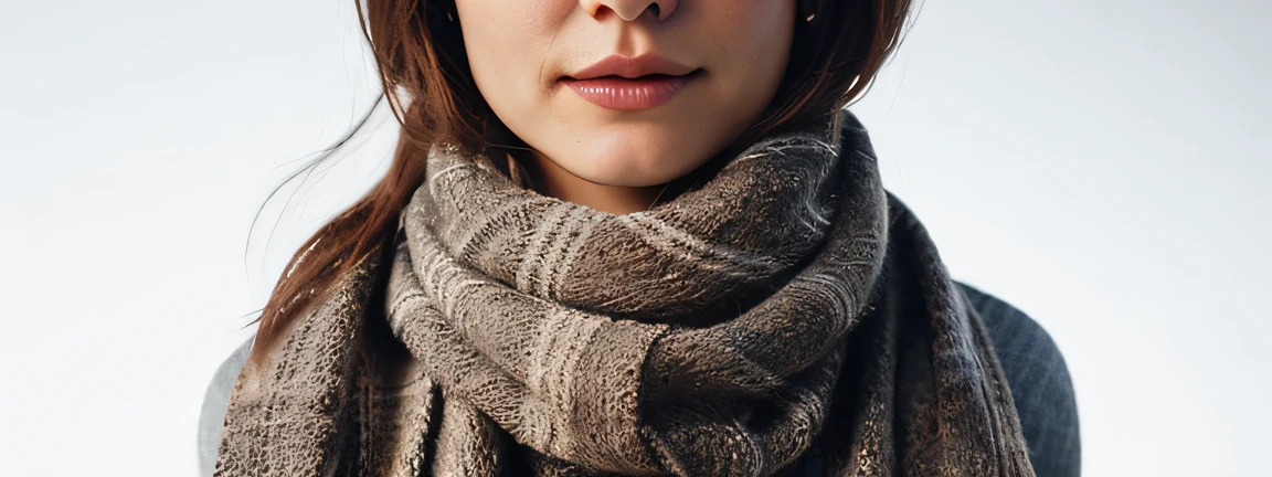 (by AI Image Generator: 2.0), (brand essence), (company's message), (simplicity), (captivating), (elegance), (minimalistic), (premium quality), A captivating and elegant image that embodies NitroScarf Limited's brand essence and message. This image should reflect simplicity and premium quality, with a minimalistic approach. The main subject could be a beautifully crafted scarf, perfectly highlighting the company's dedication to quality and style.