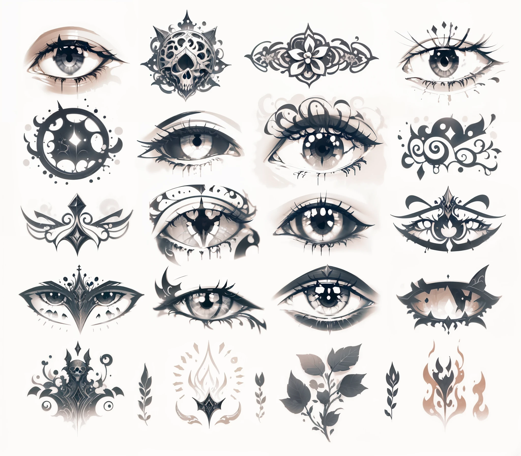 Zentangle, coloring book illustratio, black and white, fine line art, fine line drawing (diabolic elements), yang08k, lindo, obras-primas, qualidade superior, melhor qualidade, arte oficial, symmetric, in gothicpunkai style
