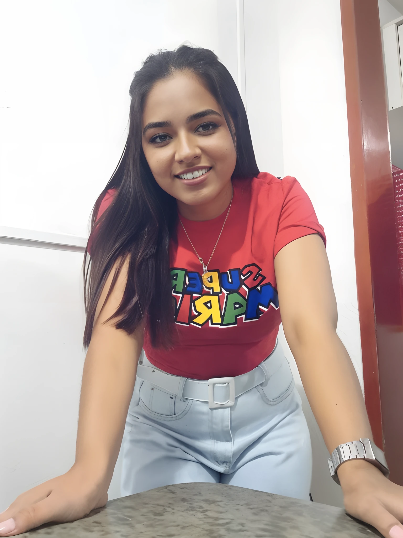 There's a woman standing behind a desk, 18 anos, Alanis Guillen, Parece Fabiula Nascimento, andrea rocha, 1 6 anos, Malika Favre, fernanda suarez, imagem de perfil, Ayahausca, 21 anos, Adriana DXIM, 👅 👅, julia fuentes