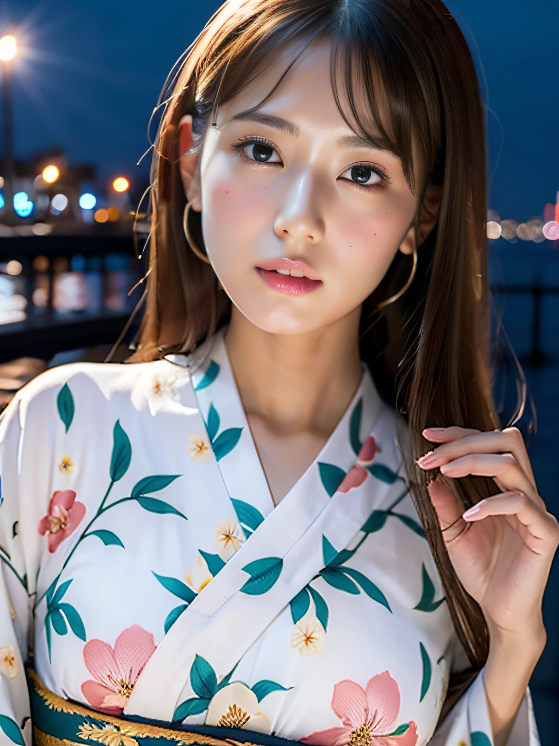 Floral yukata