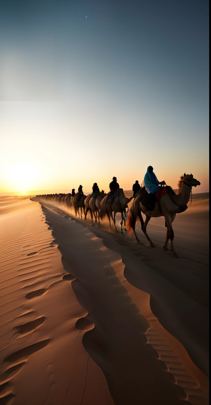Alafis rides on a sandy beach in the desert at sunset, camelstoe, sahara desert, Riding a camel, ride horse in saharan, crossing the desert, desert photography, film Silk Road landscape, most perfect desert on the world, wandering the desert landscape, Sahara, somewhere in sands of the desert, full of sand and dust, best on adobe stock