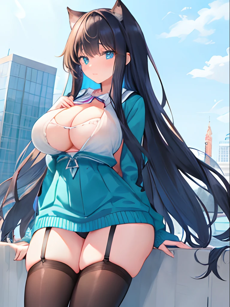a ,a junior high school student Colossal tiits, bra very,