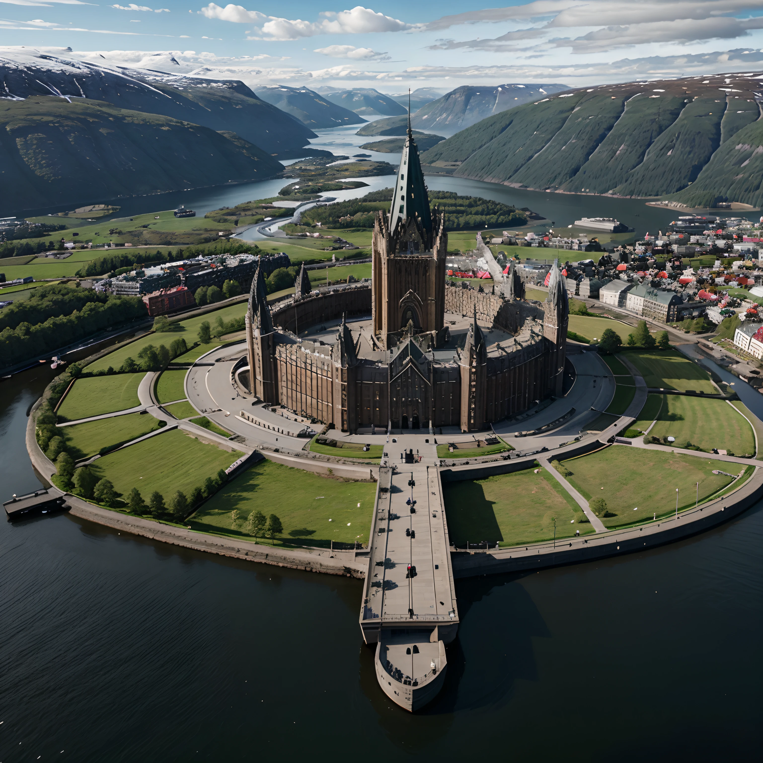 The Storting parliament of Norway, detailed, high quality, detailed, hyperrealistic,8k