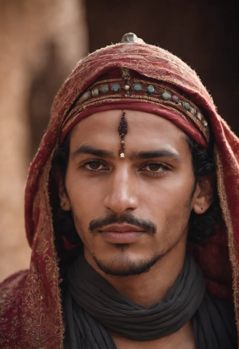 The masked prince of Saharawi al-Moravid is、I have old scars on my face