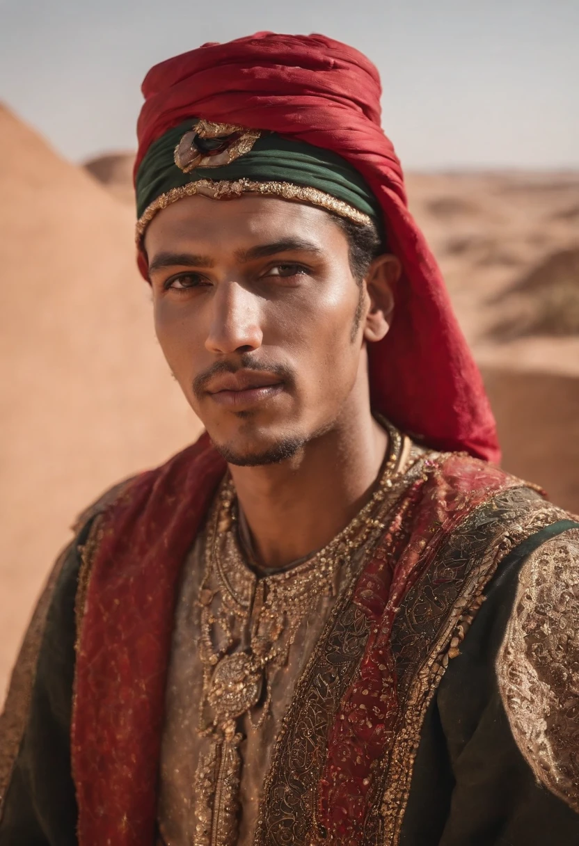 The masked prince of Saharawi al-Moravid is、I have old scars on my face