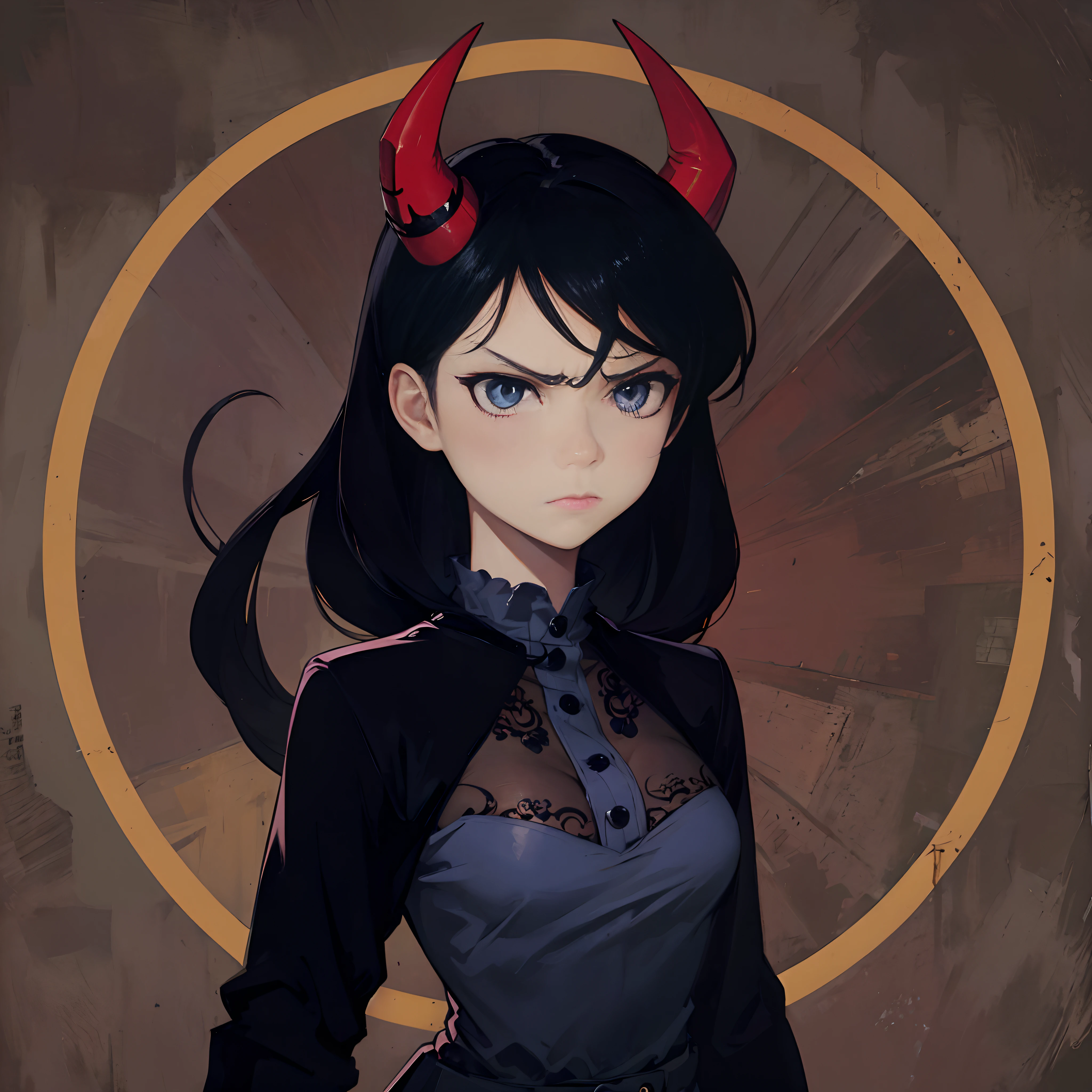 angry eye expression