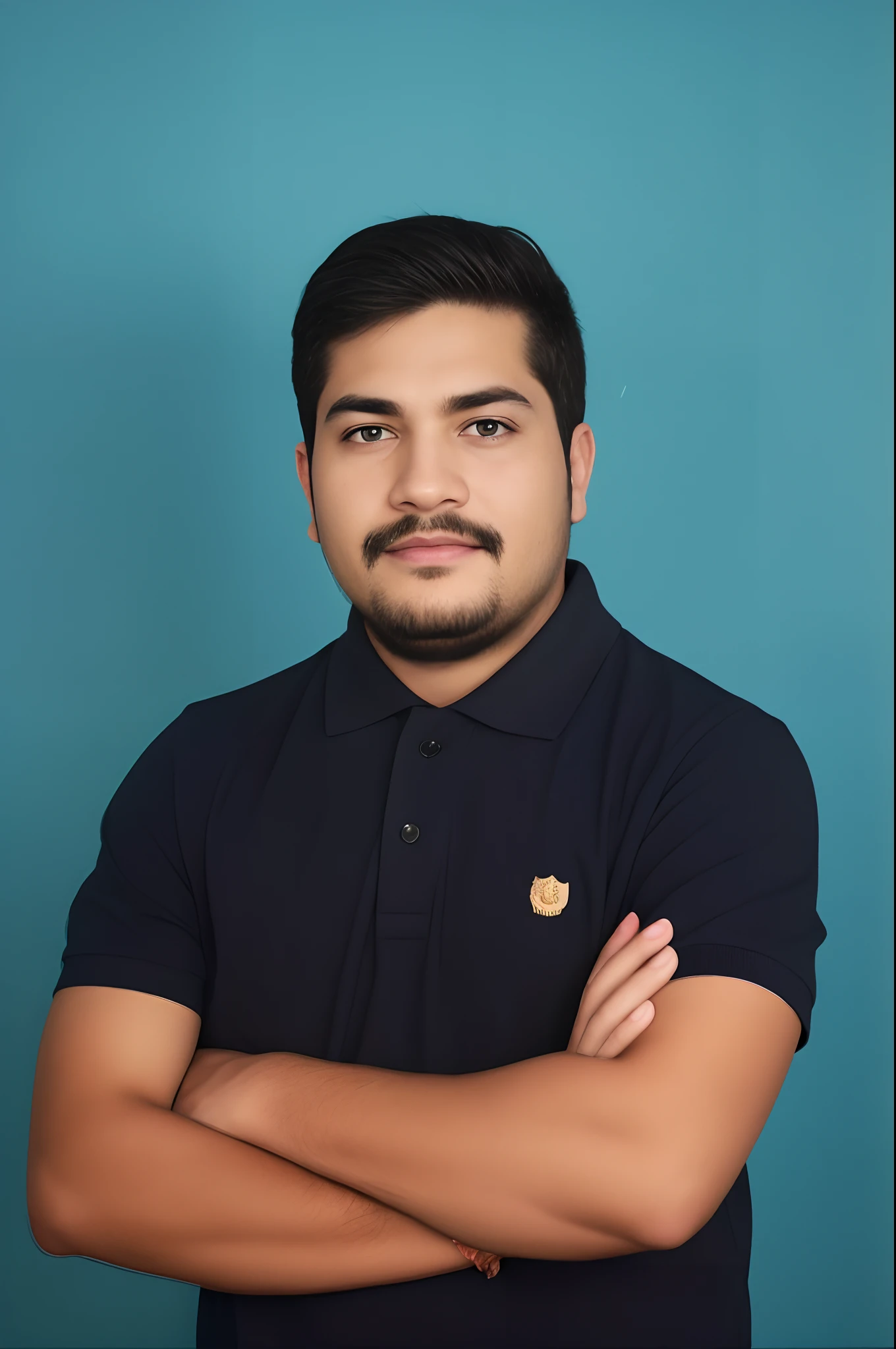 Perfect eyes, Highly detailed,uhd,32k, retouched skin, sharp picture, detailed skin, skin texture, professional portrait photography, 28 yo, Young handsome man in blue Polo T-shirt, black eyes, standing, soft portrait shot 8 k, Male portrait, james jean soft light 4k, james jean soft light 4 k, a still of an ethereal