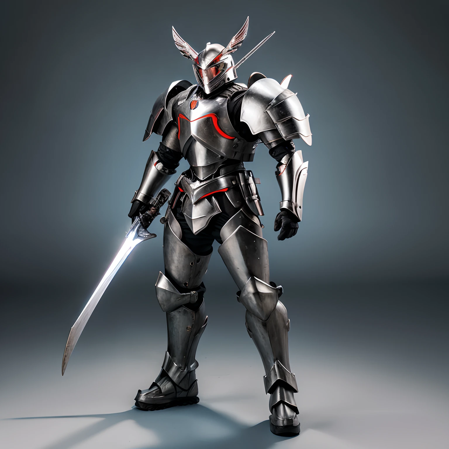 Warrior in Full Body Armor