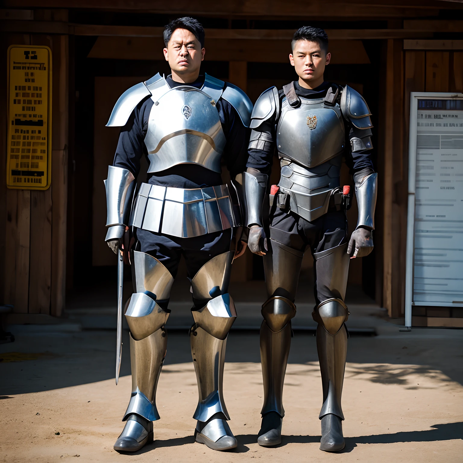 Warrior in Full Body Armor