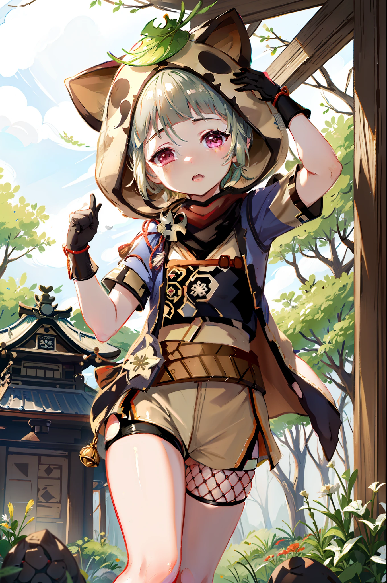 (NSTDA.:1.2), (10, beste-Qualit, master-piece: 1.4), ultra-high resolution, (lifelike, photorealistic portrait: 1.48), 30 years old, A Beautiful Girl, Tall, gigantic breasts, Famous Japanese actors, Blue Eyes, Head tilt, cowboy shot, from the front, looking at the audience, Roy Sweet Smile, Beautiful lake,  Zeiss 150mm F/ 2.8 Hasselblad, In Japanese shrines, Whole body, foot, Ultra-Wide Angle