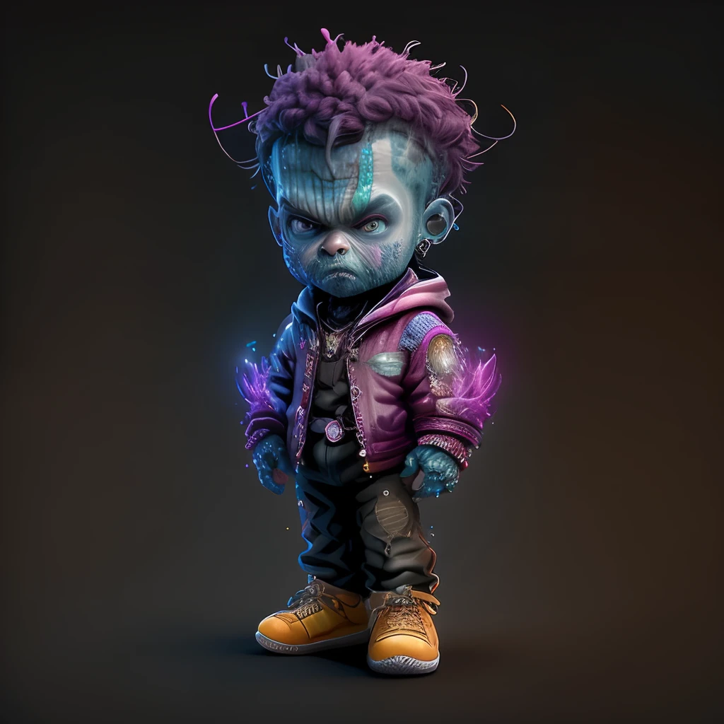 Irridescent color、Colorful pop mascot characters,Round and cute space robot, Farbe々ornamented、Colorful backgrounds,Fantasy,intricate-detail {brightened,K HD,32k constellations