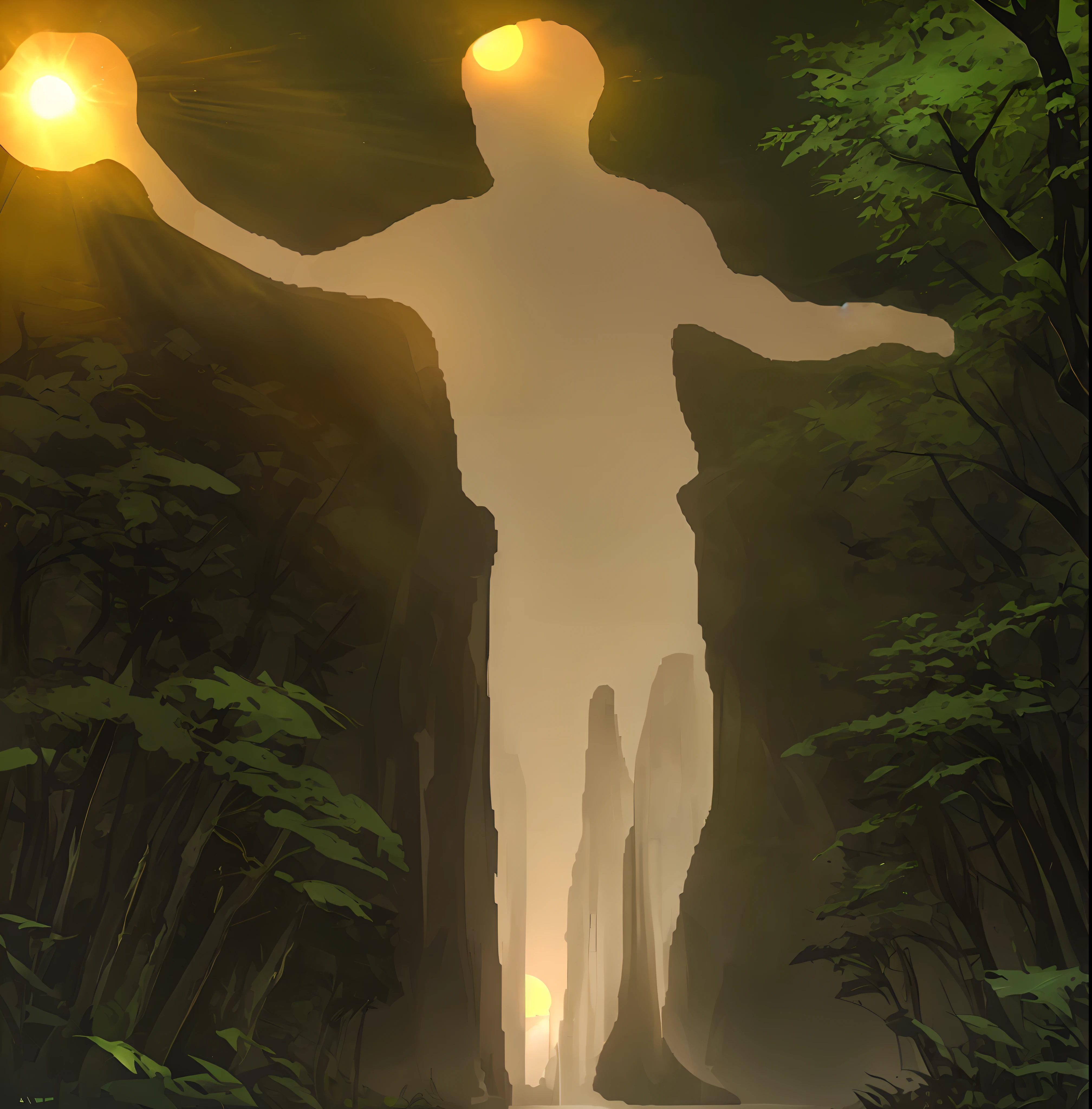suns,ln the forest