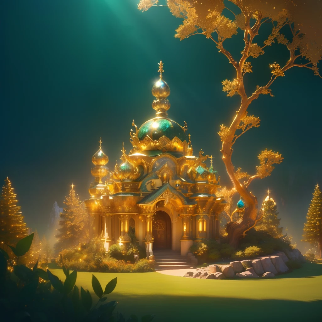 A pile of gold and treasure on the top of Ant Hill, With magic lamp, jewelry, Fantastic forest atmosphere.
(Best quality,4K,8K,A high resolution,Masterpiece:1.2),Ultra-detailed,(Realistic,Photorealistic,photo-realistic:1.37),illustration,Sparkling gold and treasures,an enchanted forest,Surreal lighting,Vivid colors,lamp lights,jewelry,Glowing gemstones,Lush greenery,Enigmatic Atmosphere,Shining treasure,Sparkling gold,ancient artifacts,shadows and highlights,Secret hideouts,Rich textures,subtle mist,Whimsical scenes,Enchanting atmosphere,Engaging details,Fantastic environment,Exquisite craftsmanship,Lively leaves,Splendid wealth,A gem-encrusted spectacle,Shimmering Forest,Precious metals and precious stones,mesmerizing charm,golden hues,A rainbow-colored glow,Hidden mysteries,Treasure Trove,magical aura,serenequietude,magnificiant landscape,Field of magic.