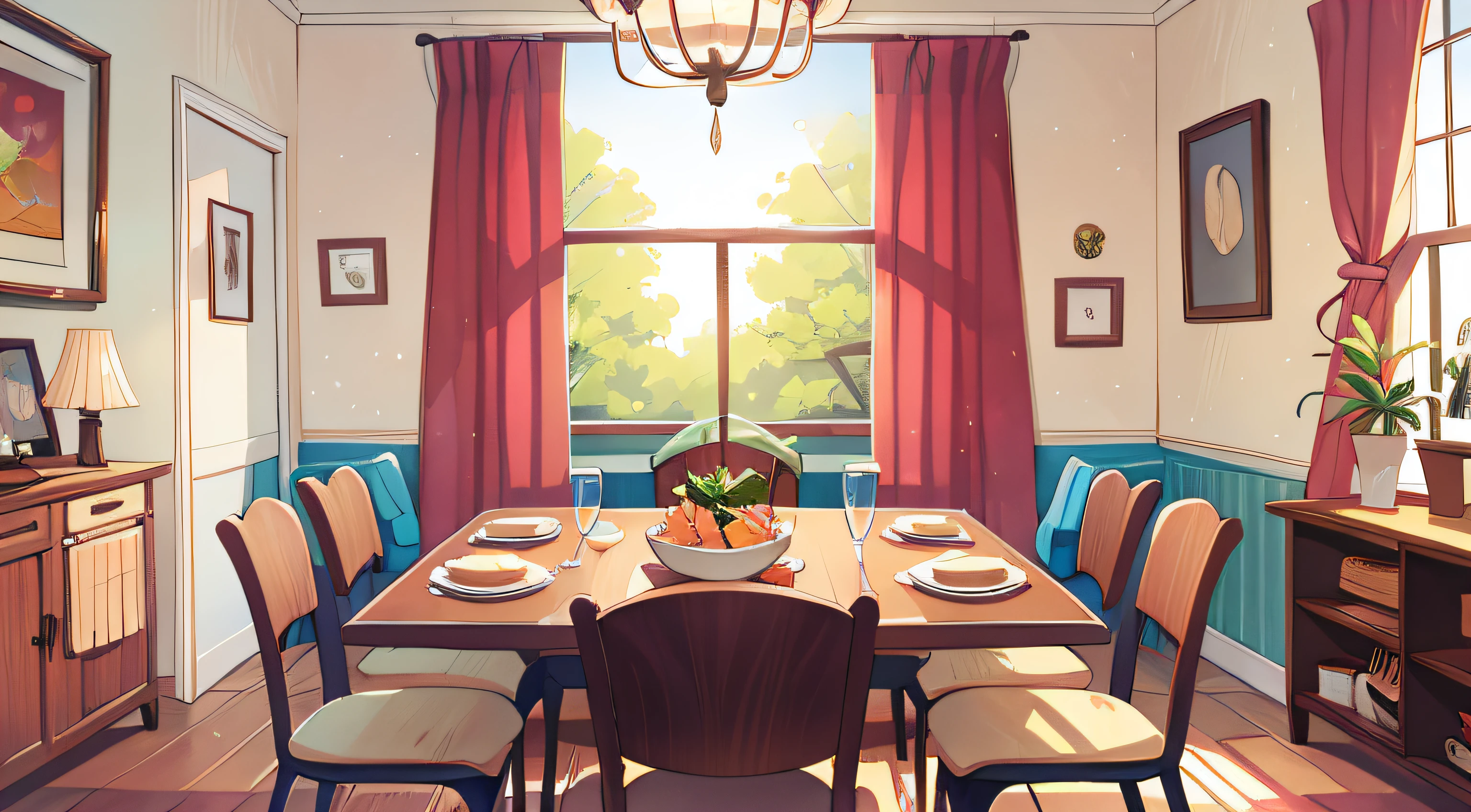 Living room dining table,a chair