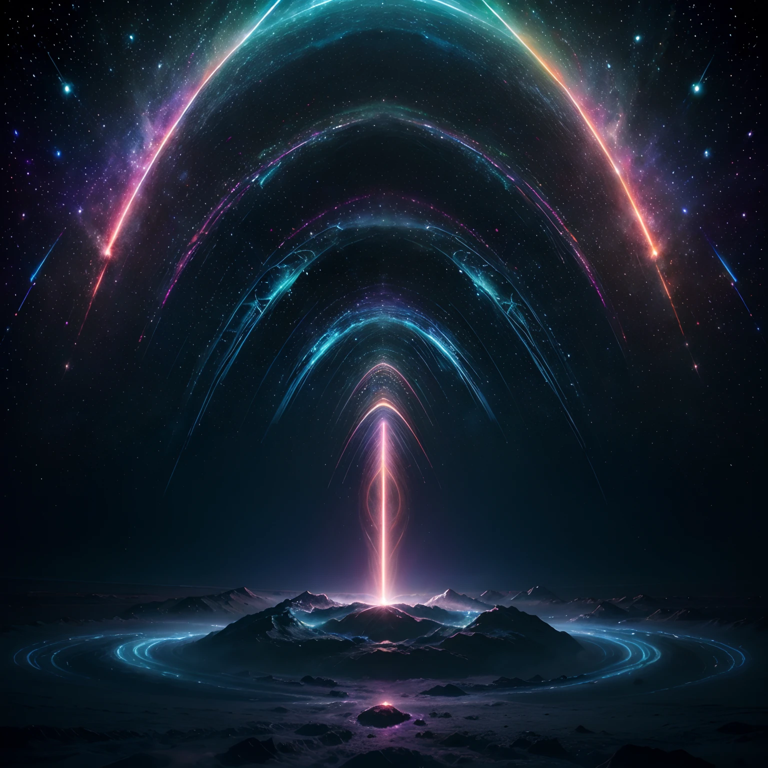 (a powerful, energizing wave of energy from outer space),beautiful vibrant colors,ultra-detailed rendering,highres,professionally executed cosmic art,cosmic energy,glowing orbs of light,celestial bodies,interstellar radiance,intergalactic journey,vivid nebulas and galaxies,cosmic explosions and cosmic dust,ethereal atmosphere,mesmerizing celestial landscapes,surreal cosmic scene,divine and awe-inspiring cosmic spectacle,luminous cosmic particles,cosmic vibrations and frequencies,majestic cosmic waves,luminous trails of energy traversing the universe,evocative galactic artwork,spectral cosmic rays,celestial harmony,illuminated celestial beings,cosmic consciousness.
