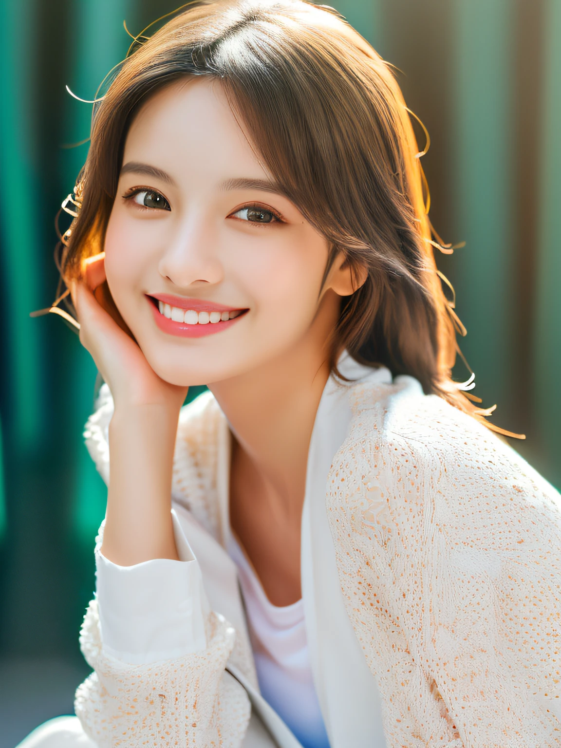 1 girl,full body,light smile,simple background,
master piece,8k,(master piece,ultra high resolution:1.5),(master piece,photorealistic:1.5),(master piece,best quality,ultra detailed:1.5) master piece,detailed eyes,master piece,detailed face,