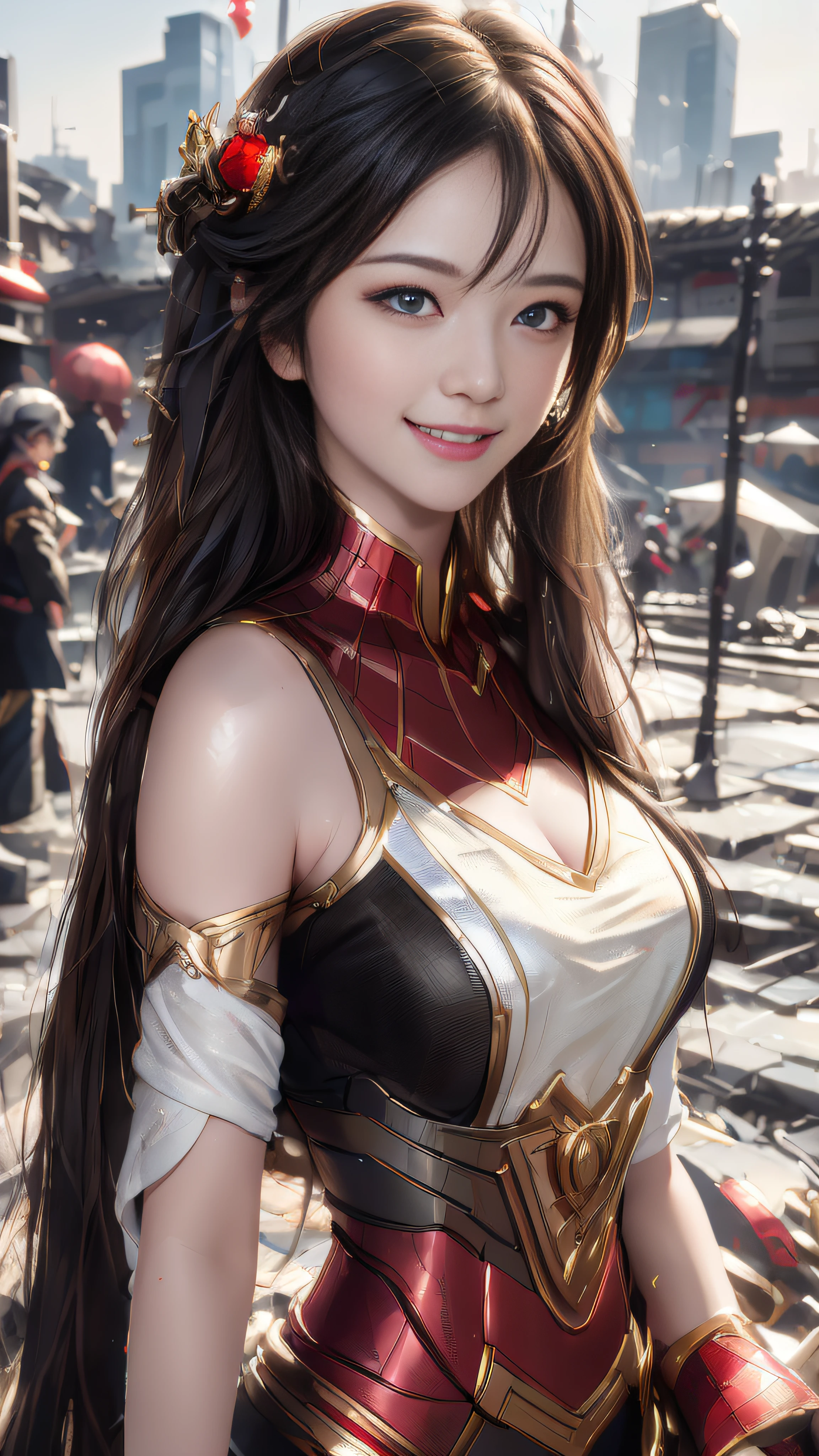 (1girl:1.3), 独奏, (((very vey very detailed face))),((very detailed eyes and faces))),beatiful detailed eyes,Body parts__,offcial art,Unified 8k wallpaper,ultra-detailliert,Beautiful and beautiful,big breasts beautiful,tmasterpiece,best qualtiy,primitive,tmasterpiece,ultra fine photos,best qualtiy,超高分辨率,photorealistic realism,rays of sunshine,full-body portraits,stunningly beautiful,Smile without showing your teeth,dynamicposes,delicated face,vibrant eyes,(from the front side), she is in a spider-man suit,Red and black color scheme,arachne,Very detailed city roof background, Roof,looking over city,详细的脸,detailed complex busy background,untidy,opulent,milkyW,highly detailedskin,Realistic details of skin,Visible pores,Clear focus,volume fog,8k uhd,digital SLR camera,high qulity,filmgrain,White skin of the,photo-realism,lomography,A huge metropolis of the dystopia of the future, semi transparent