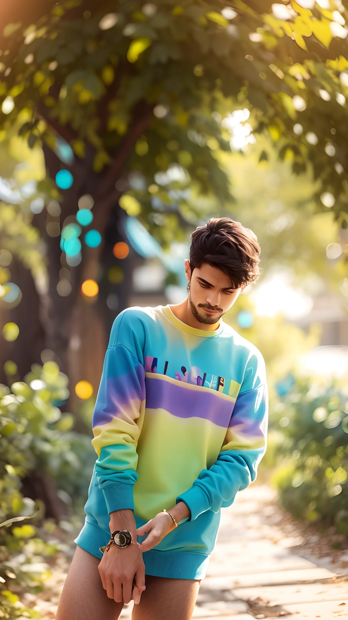 Colourful sweatshirt
