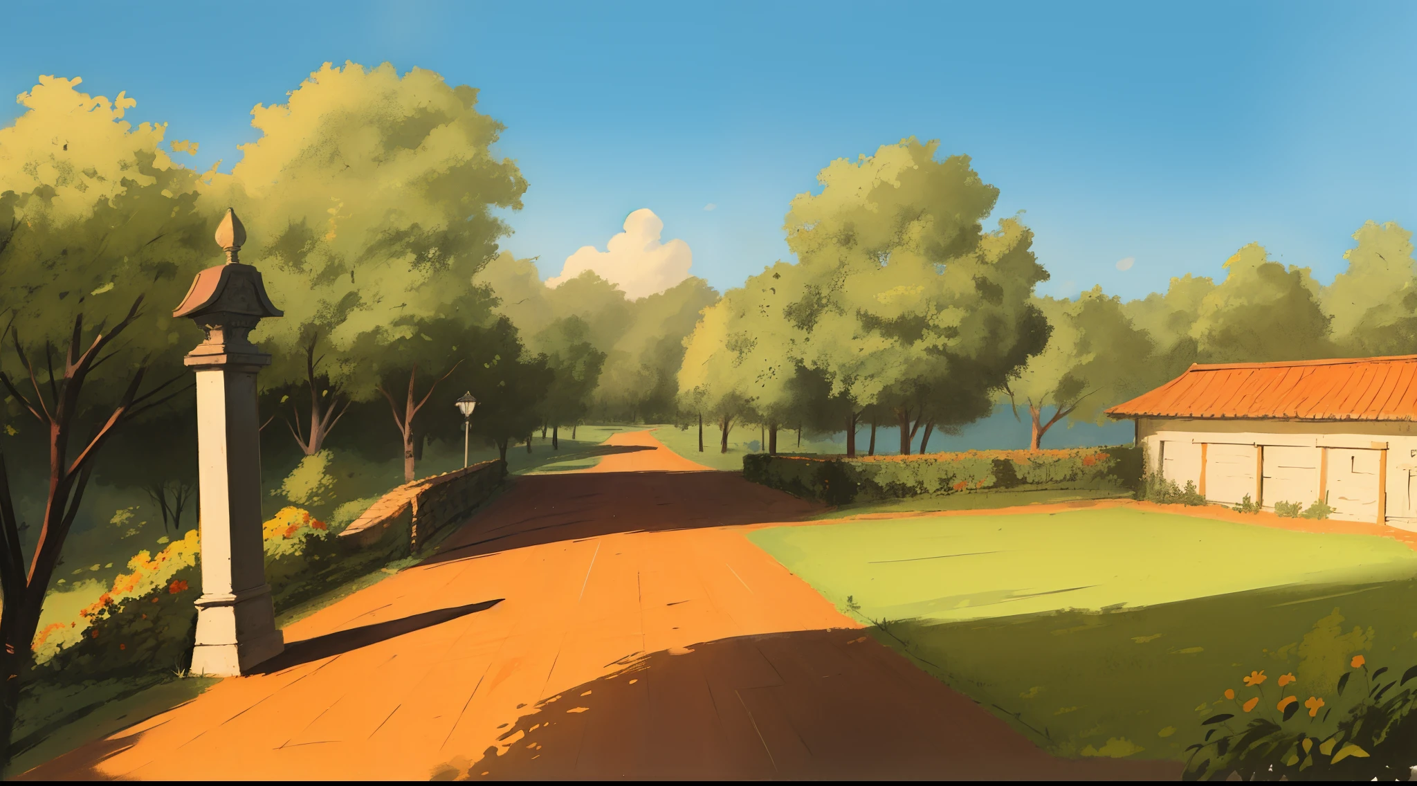 Paisagem com dia de sol em ISAREL