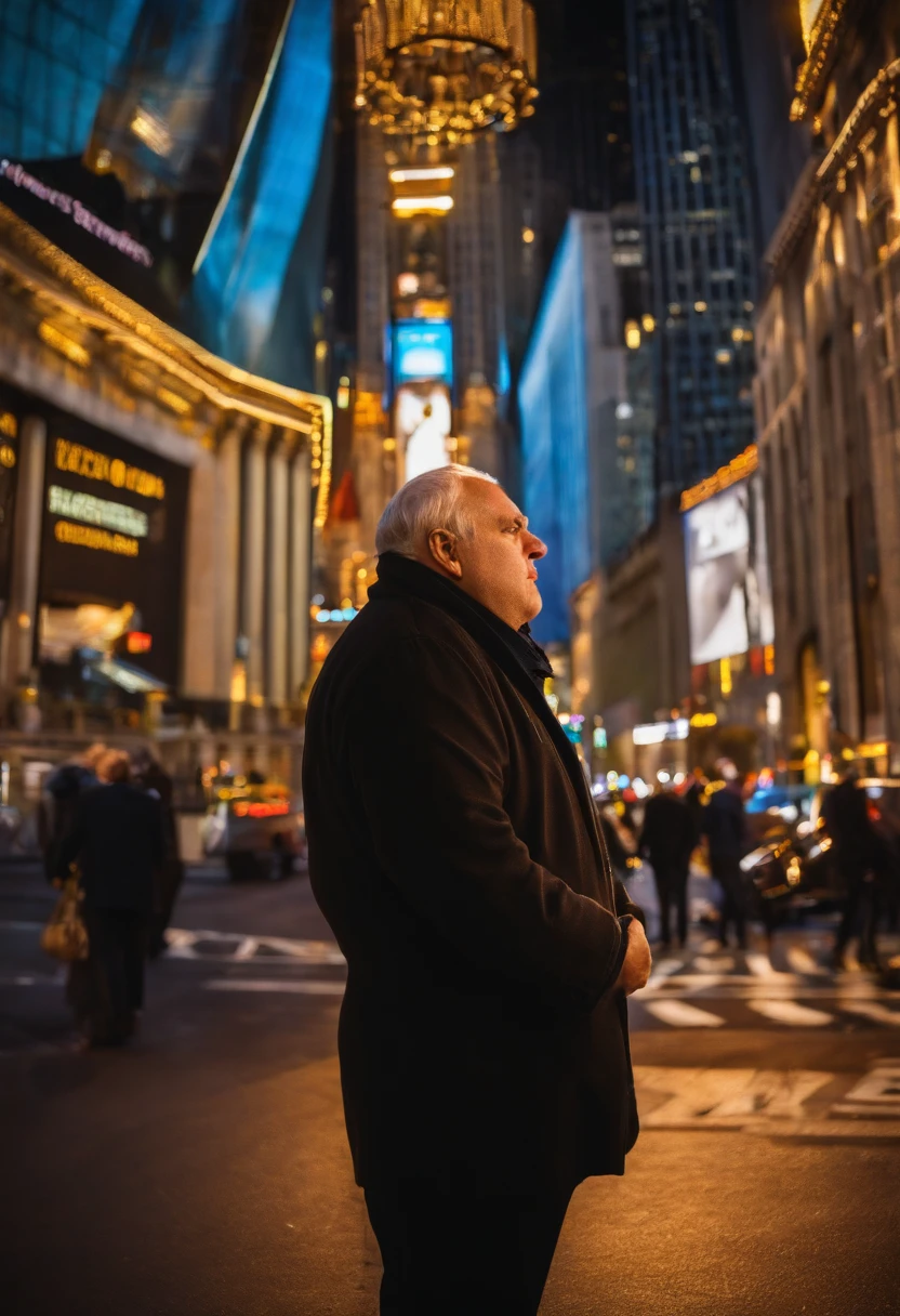 Fat man who speculates on stocks