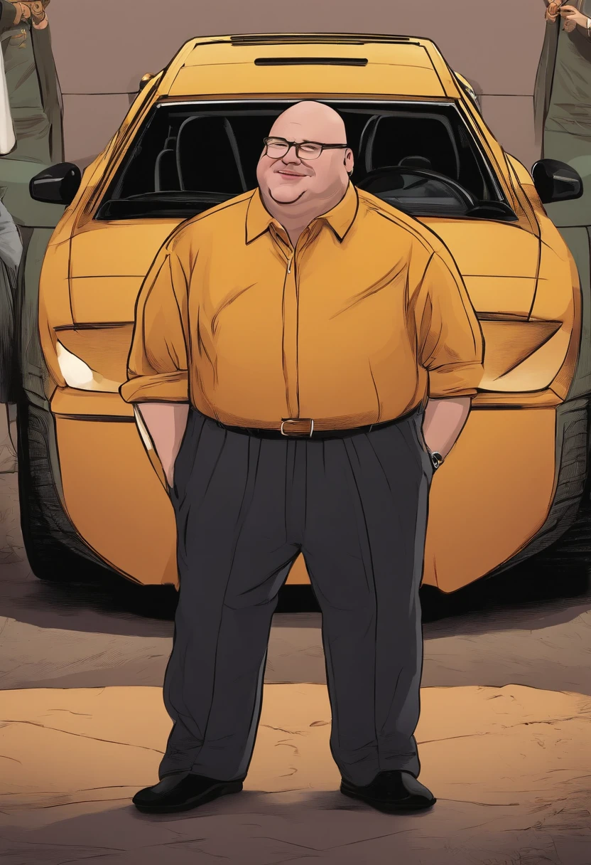 Professional stock trading,fat guy,bald-headed,Make hay,Arrogant,It's all up and down