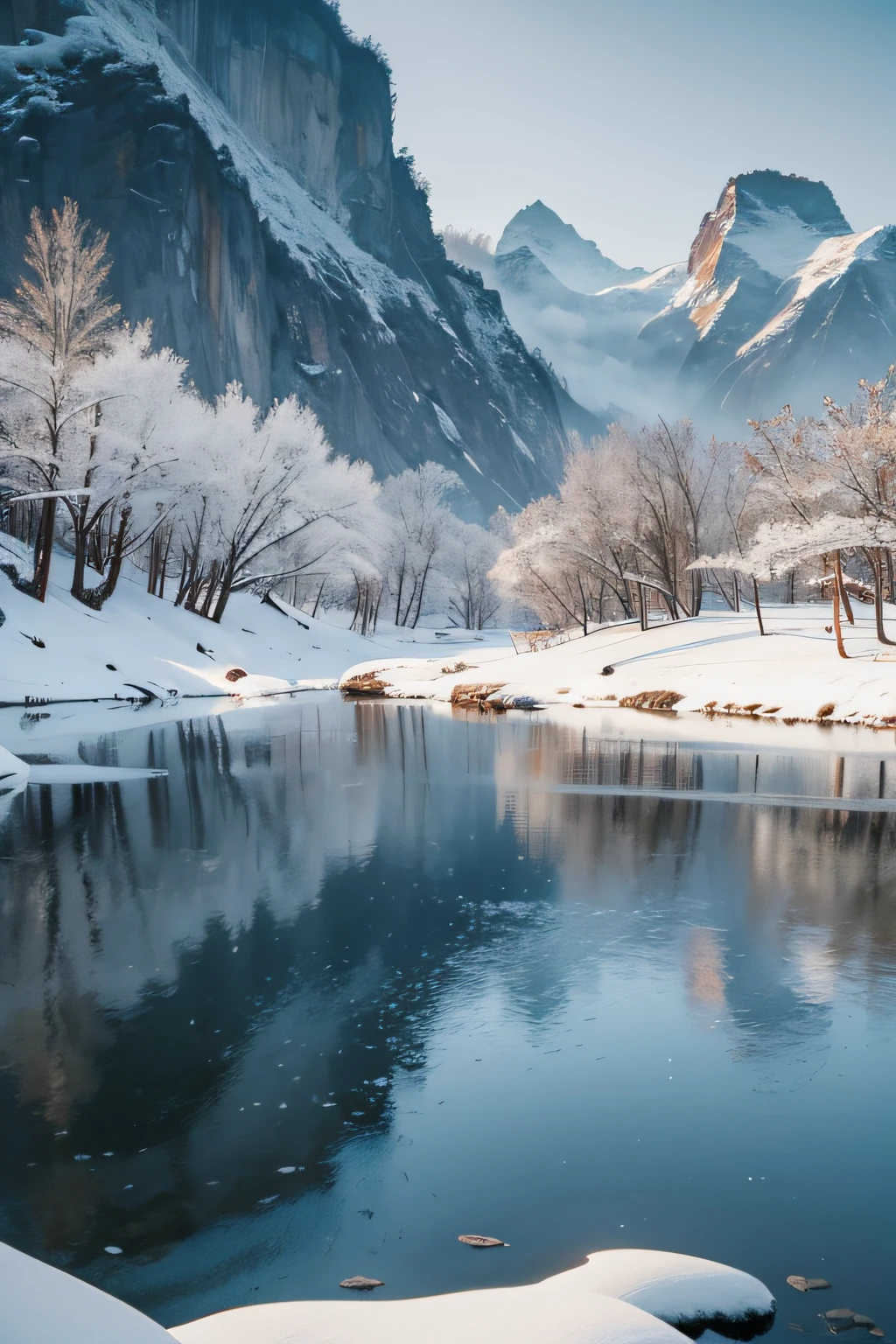 Winter Chinese painting