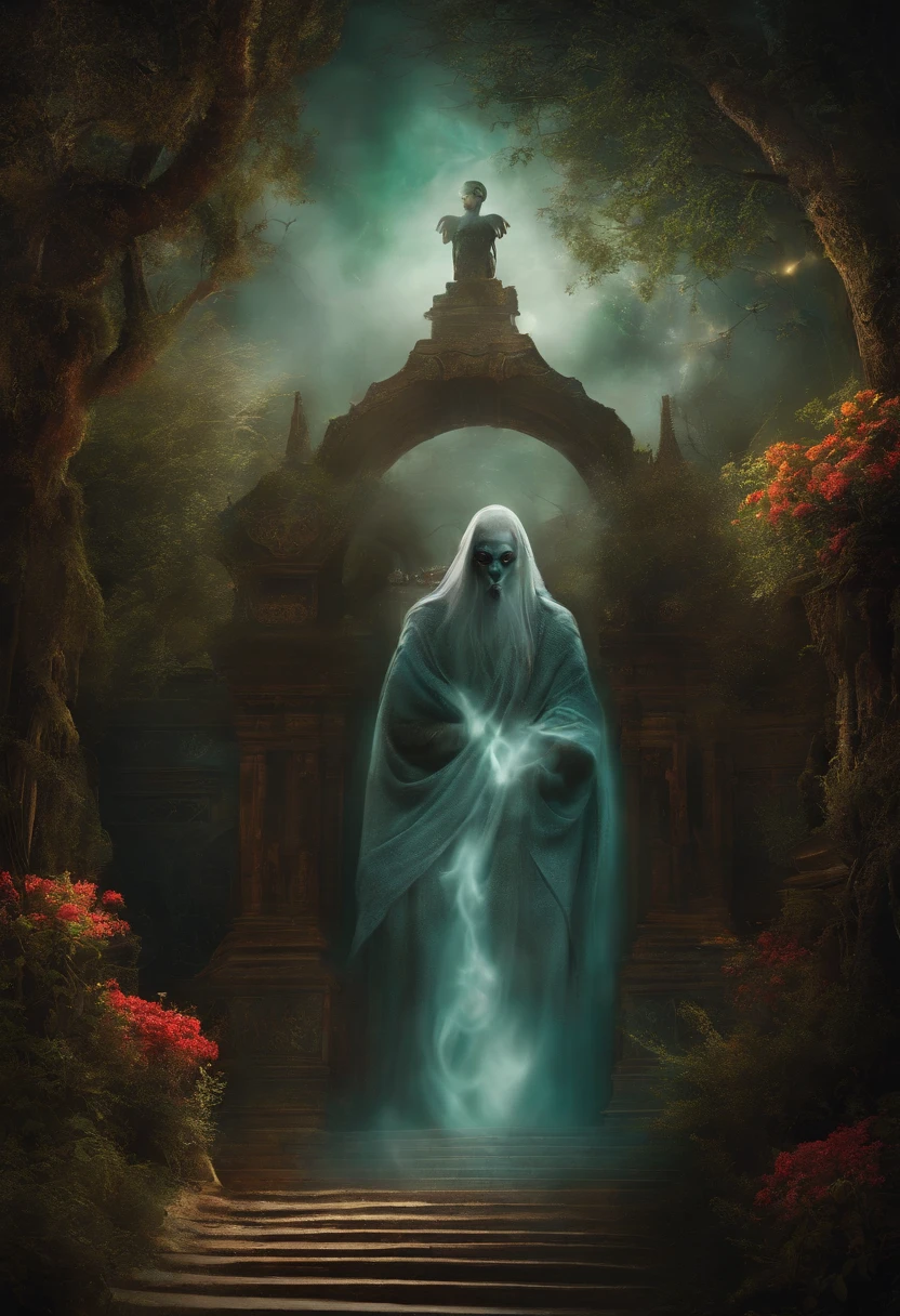 Represents evil ghosts