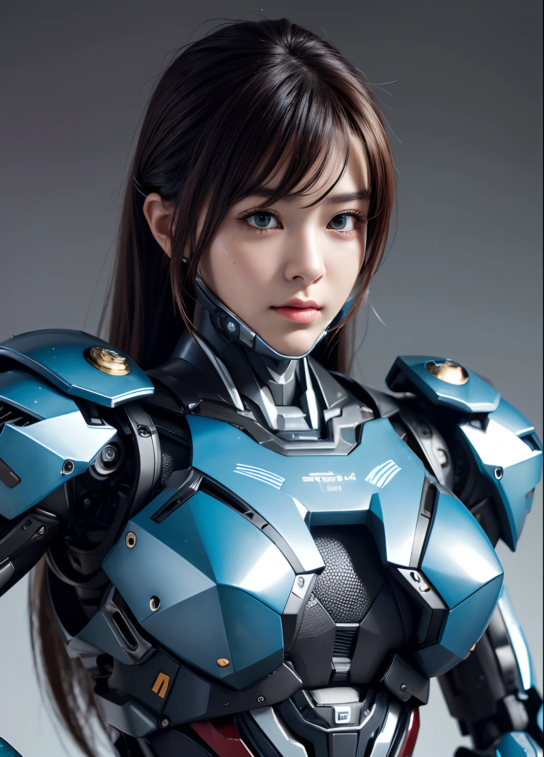 Textured skin, Super Detail, high details, High quality, Best Quality, hight resolution, 1080p, hard disk, Beautiful,(War Machine),beautiful cyborg woman,Mecha Cyborg Girl,Battle Mode,Girl with a Mecha Body,She wears a futuristic war machine weapon mech