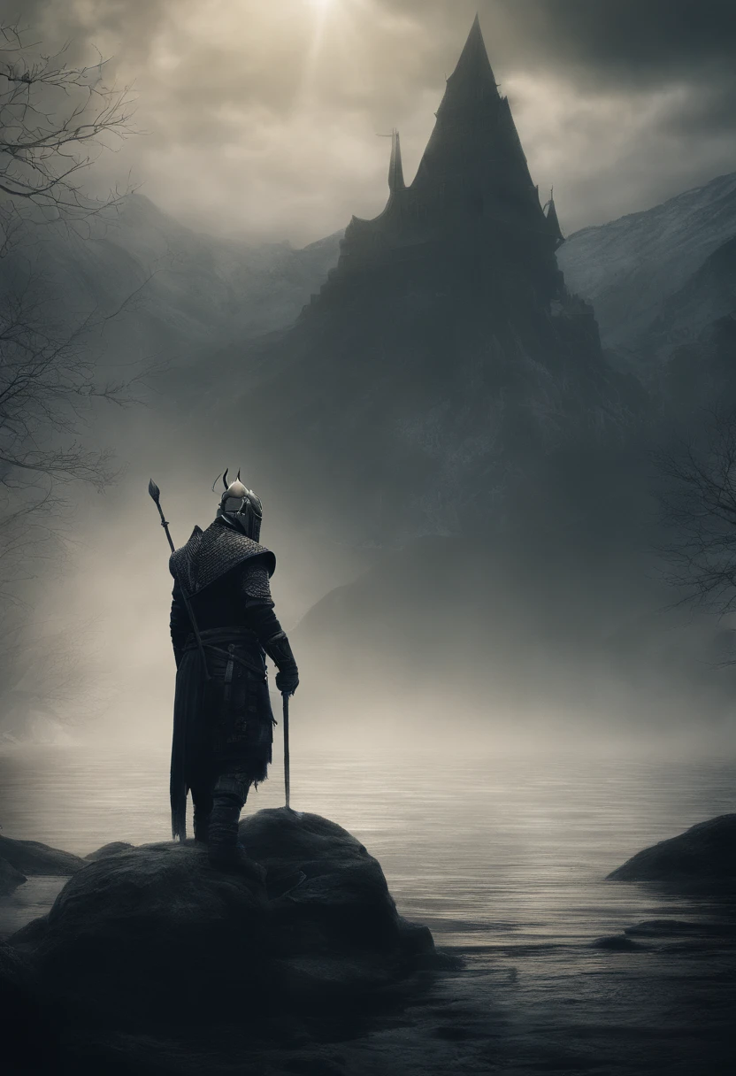 "A brave young boy, under the protection of the gods, faces a whole new world. Inspired by the Vikings, his silhouette embodies a sense of solitude and adventure. The world beyond is full of wonders, and he is ready to discover them."
材质: Detailed illustration, high-quality 3D rendering
附加细节: Exquisite Viking artifacts, ancient ruins, mighty fjords, intricate patterns on his clothing, a glimpse of Nordic mythology shining in the background
图像质量: (best quality:1.2), ultra-detailed, realistic lighting, vibrant colors
艺术风格: Epic fantasy, adventure, concept art, Nordic folklore
色彩色调: Deep blue tones representing the vastness of the sea, warm golden hues highlighting the boy's determination
灯光: Soft sunlight filtering through the trees, casting long shadows on the ground, giving the scene a magical atmosphere.
