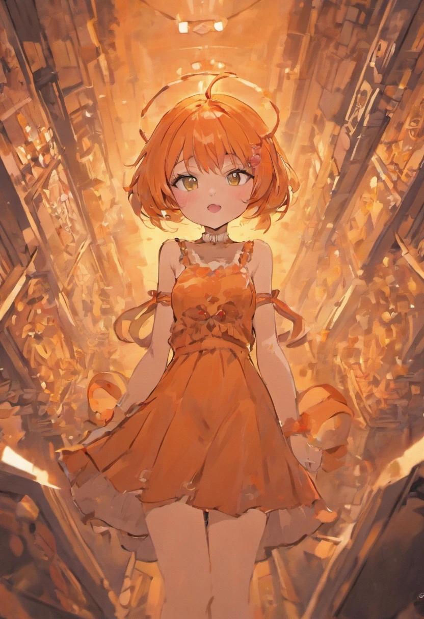 Cat lady,orange color hair,orange hues,Dresses and bags with a sense of design,adolable,s girl,Fashionab