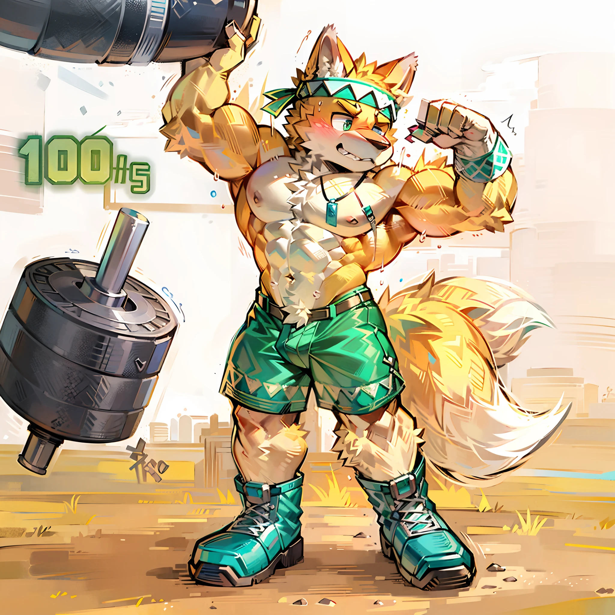 Overall muscles are stronger，Highlight the male part of the character，Create thick muscles for your character，Strong arm muscles，beefy pectorals，Strong leg muscles，Strong abs，Pectoral muscles, abs, and arm muscles are one color