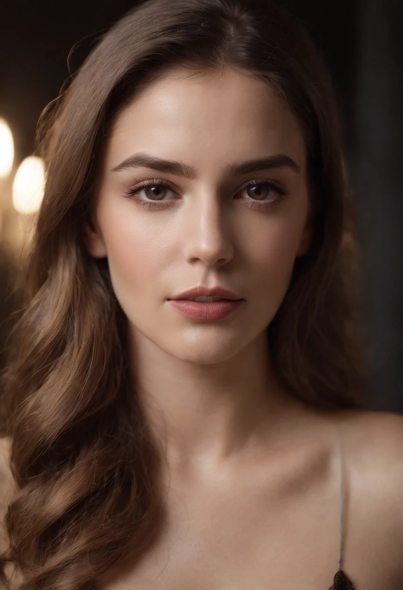 mulher com cabelo ruivo nu, .RAW, uma foto de uma mulher sedutora de 30 anos com cabelos ruivos, lingerie vermelha, (cabelos ruivos:1.2), (pele texturizada, skin pores:1.1), (pintas:0.8), pele imperfeita, impeccable face, , (beijado pelo sol:1.1), ((fotorrealista):1.1 Dark Illumination, noite, vida como, fotorrealista, corpo inteiro