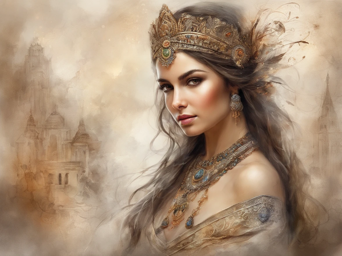 Waist high Portrait of an exotic beautiful caucasian woman wearing trendy clothing at a beach, perfect detailed face, detailed symmetric hazel eyes with circular iris, realistic, stunning realistic photograph, 3d render, octane render, intricately detailed, cinematic, trending on artstation, Isometric, Centered hipereallistic cover photo, awesome full color, hand drawn, dark, gritty, mucha, klimt, erte 12k, high definition, cinematic, neoprene, behance contest winner, portrait featured on unsplash, stylized digital art, smooth, ultra high definition, 8k, unreal engine 5, ultra sharp focus, intricate artwork masterpiece, ominous, epic, TanvirTamim, trending on artstation, by artgerm, h. r. giger and beksinski, highly detailed, vibrant