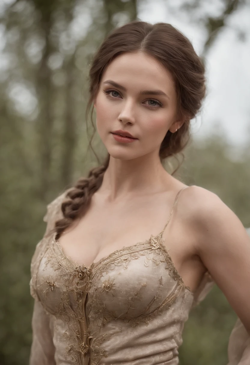 Royal Knights，Gorgeous heavy armor wraps the whole body，Point the Knight's Sword to the sky，sportrait，closeup cleavage，Solemn，flatchest，modest，humble，Cinematic, hdr, primitive, Intricate, High quality, Gorgeous shades, Intricate details, super-fine，oc rendered, nude, naked, no clothes