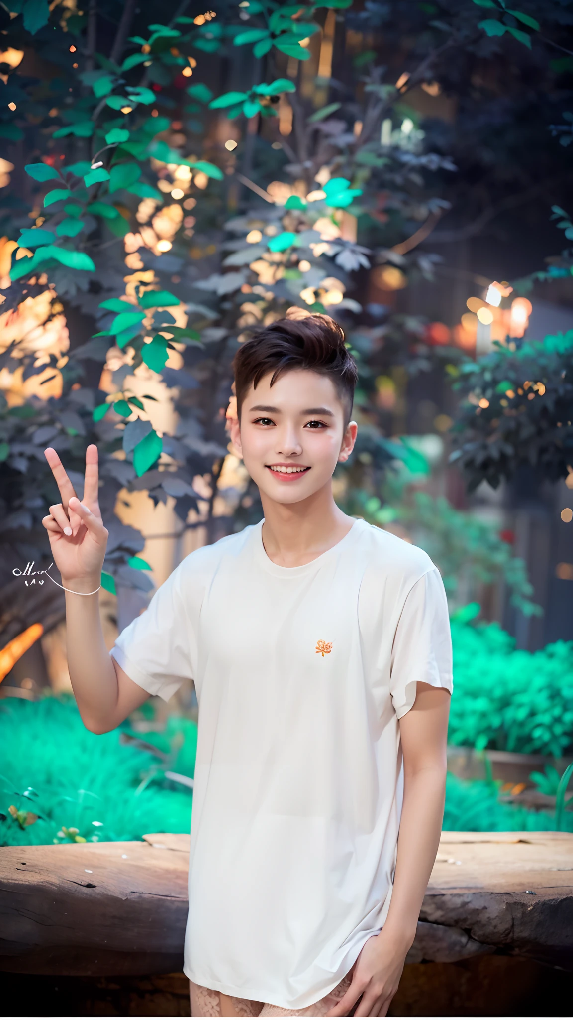 1 handsome young boy, Super handsom detailed face, smile shyly, small chest ), (gorgeous dresses:1.3), (skirt lift by myself), (flip up the skirt), (lace panties), (Skirt blowing in the wind:1.3), hime cut hair, (Fine face:1.2), High quality, Realistic, extremely detailed CG unified 8k wallpaper, highly detailed, High-definition raw color photos, professional photography, Realistic portrait, Cinematic Light, Beautiful detailed, Super Detail, high details, (((Bokeh))), depth of fields, illumination, Neon Street, Super stylish lighting, halloween night, pumpkin lantern