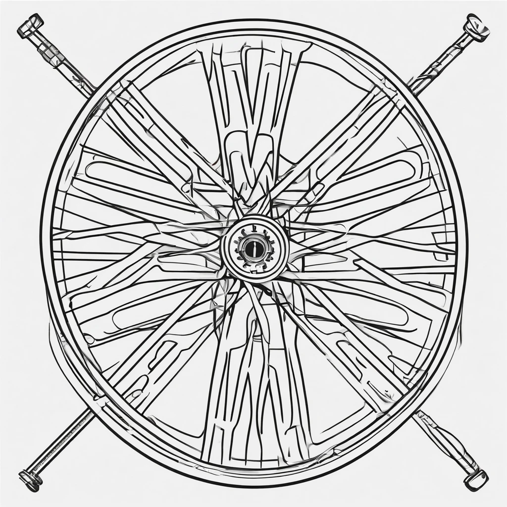Icon of crossbike wheel in excellent quality black icon on white background modern minimalist excellent quality