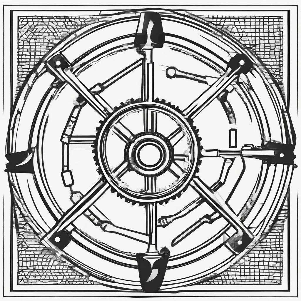 Icon of crossbike wheel in excellent quality black icon on white background modern minimalist excellent quality