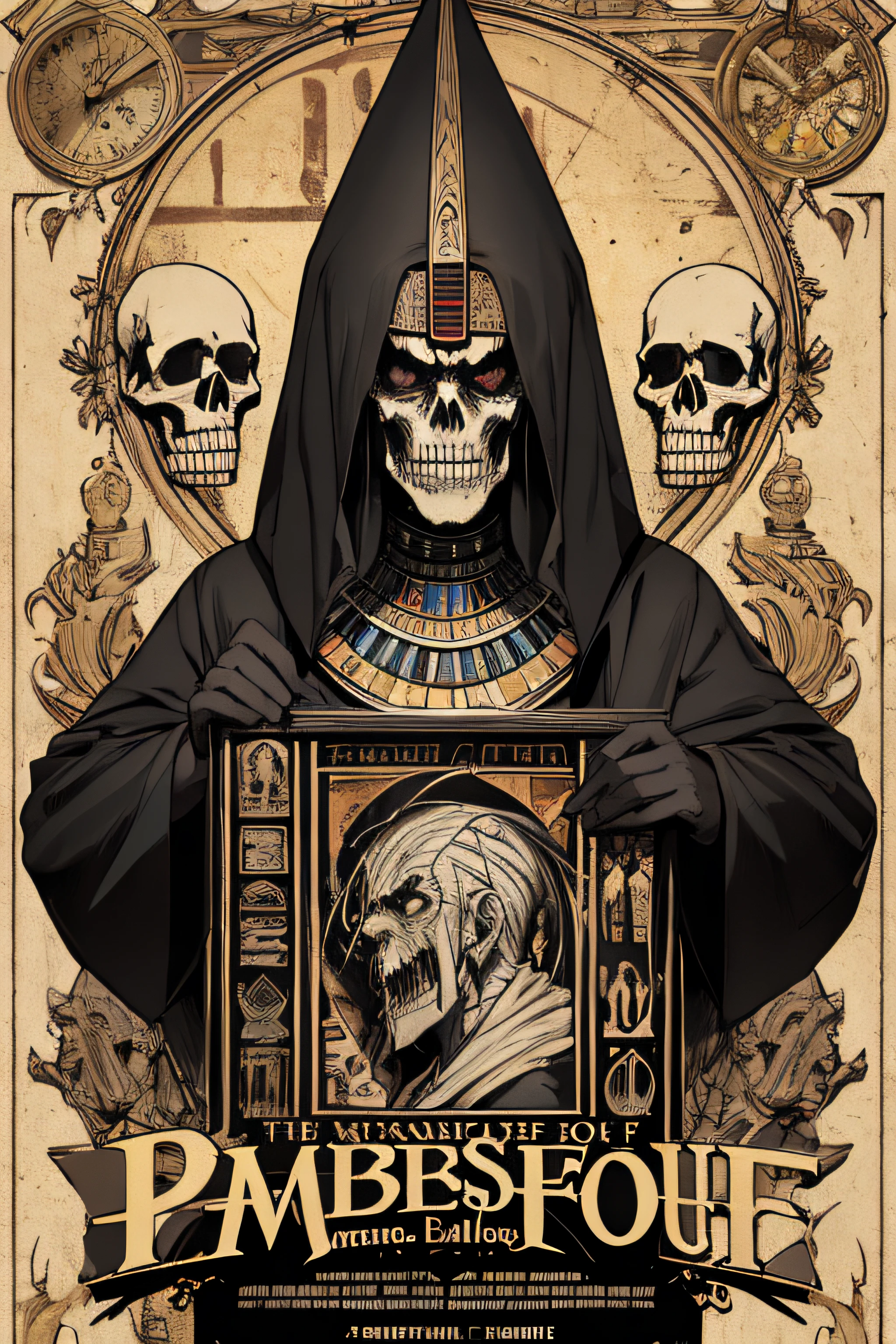 Ser imposing, Skeletal, demonic, With horns, with a sword drawn, God of Death, mictlantecuhtli, skeleton, armor, be powerful, Mexico, be mystical, lord of the underworld, god of the dead, He is a being that is not afraid of anything, Although he does have a fear but he leaves fear aside and decides to be a good skeleton, With his plume, Feathers on his head, Demonic, Mexica, Aztlaneca, Mexican God, Powerful