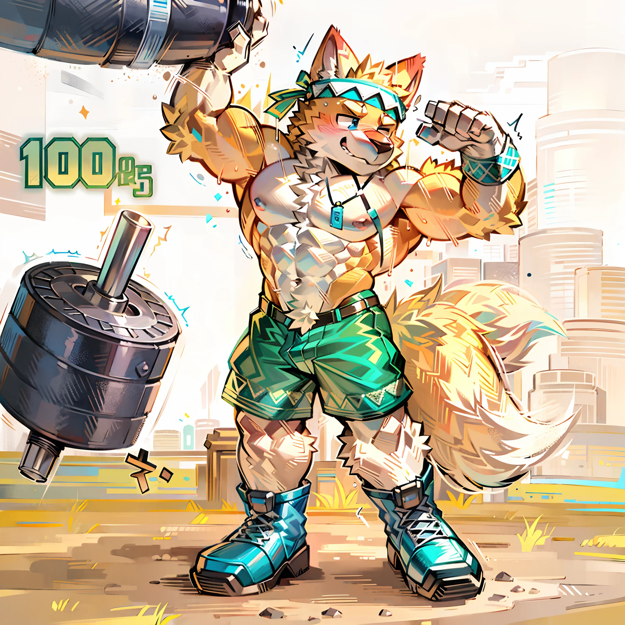 Overall muscles are stronger,Highlight the male part of the character,Create thick muscles for your character,Strong arm muscles,beefy pectorals,Strong leg muscles,Strong abs,Pectoral muscles, abs, and arm muscles are one color