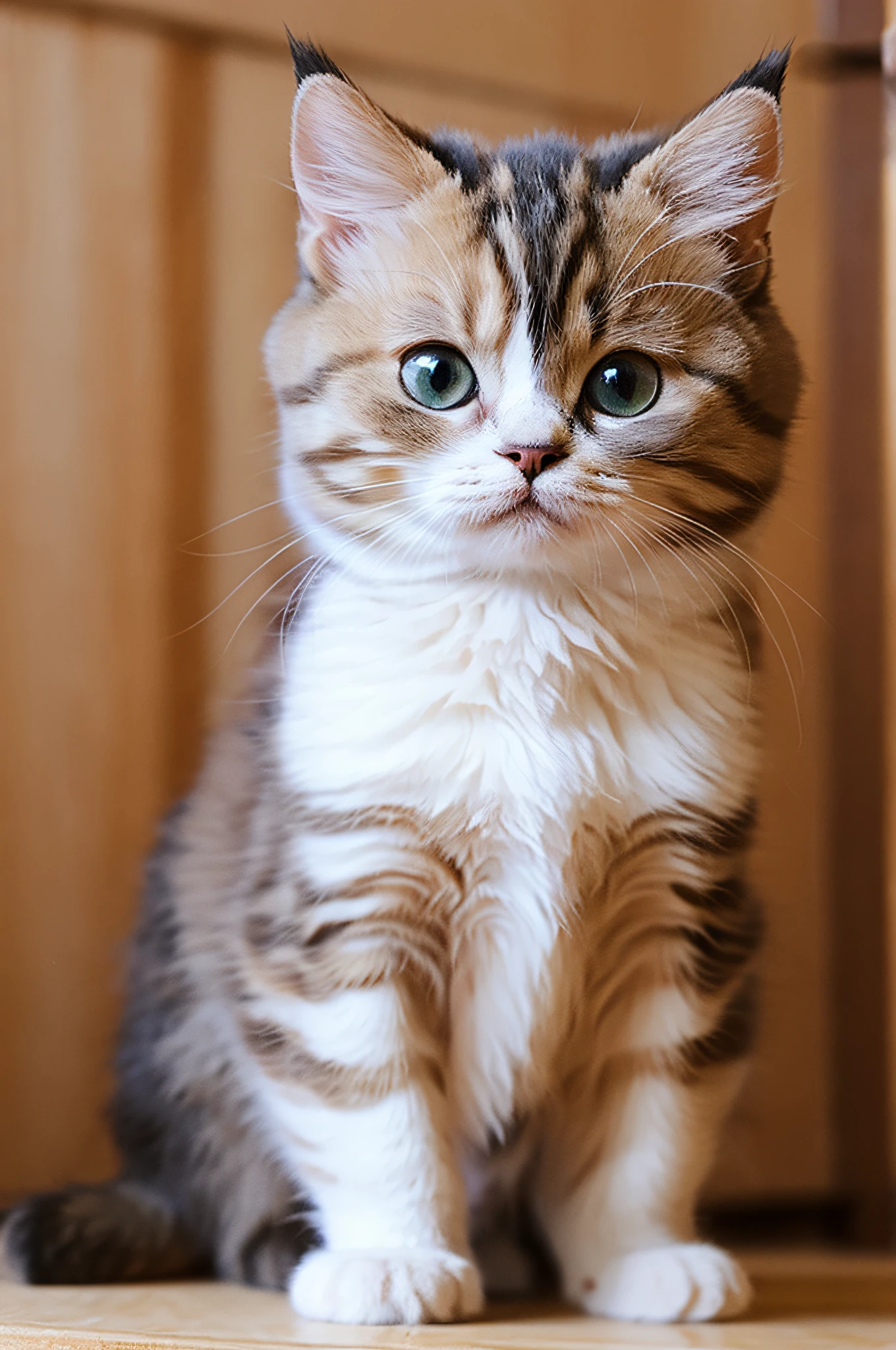 Cute calico kitten