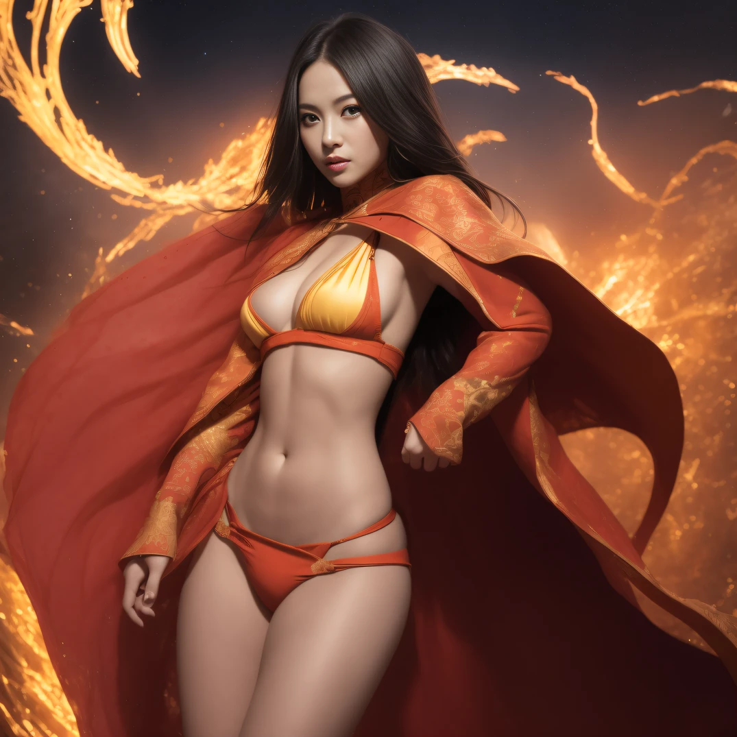CG Giant Secret Realm，Asian women pose in colorful bikinis, Realistic secret manga girl rendering, detailed face of a asian girl, Realistic in the secret world, Smooth CG art, Realistic. Cheng Yi, Realistic secret style, A lovely secret rendering, Rendu portrait 8k, Render character art 8 K, Kawaii realistic portrait， （Linen batik scarf）， Angry fighting stance， looking at the ground， Batik linen bandana， Chinese python pattern long-sleeved garment，Uncharted（Abstract propylene splash：1.2）， Dark clouds lightning background，废墟（realisticlying：1.4），Black color hair，Flour fluttering，Telephoto lens high， A high resolution， the detail， RAW photogr， Sharp Re， Nikon D850 Film Stock Photo by Jefferies Lee 4 Kodak Portra 400 Camera F1.6 shots, Rich colors, ultra-realistic vivid textures, Dramatic lighting，8K quality, Girls，Backstreets， Dark clouds lightning background（realisticlying：1.4），Black color hair，Uncharted， RAW photogr， Sharp Re， Nikon D850 Film Stock Photo by Jefferies Lee 4 Kodak Portra 400 Camera F1.6 shots, Rich colors, ultra-realistic vivid textures, Drama light film CG society，Tropical canyon battle scene、Chinese big breasts、Vintage trench coat、three kingdom、ember、100 people、Faraway view、intense battles、high detal、masuter piece、NSFW，Multi-layered long-sleeved gauze garment，Quick-dry vest，Colorful cotton and linen sweater，Red and black snake cloak cloak，Doomsday ruins（Uncharted）Climb the streets（Armageddon）eyes filled with angry，He clenched his fists，2b03ff492ecab2adc66344ea0c63d2ca