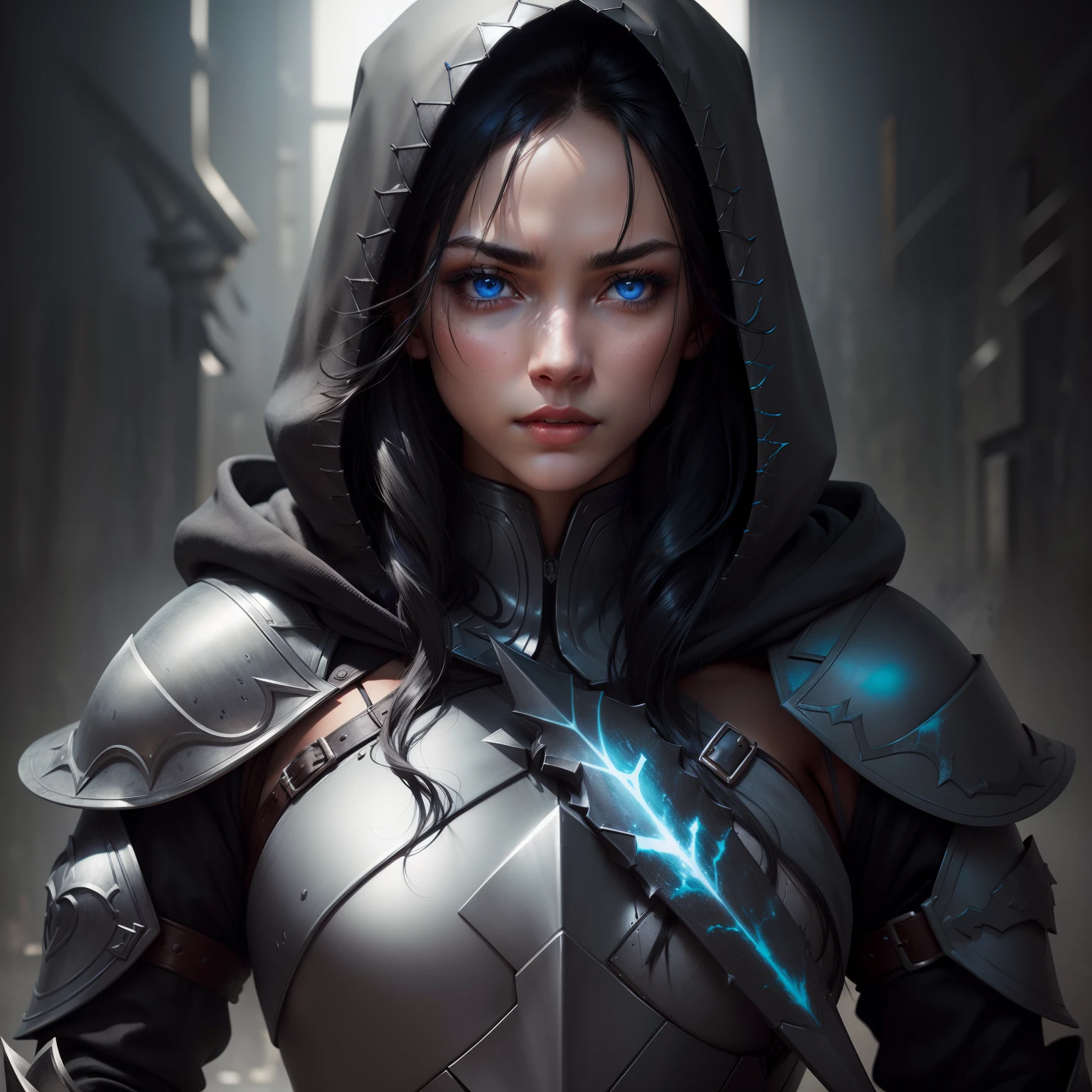 (Alexandra Daddario), blue eyes, (dark shot:1.1), epic realistic, portrait of halo, blue eyes, tartan scarf, black hair by atey ghailan, by greg rutkowski, by greg tocchini, by james gilleard, by joe fenton, by kaethe butcher, gradient yellow, black, brown and magenta color scheme, grunge aesthetic!!! graffiti tag wall background, art by greg rutkowski and artgerm, soft cinematic light, adobe lightroom, photolab, hdr, intricate, highly detailed, (depth of field:1.4), faded, (neutral colors:1.2), (hdr:1.4), (muted colors:1.2), hyperdetailed, (artstation:1.4), cinematic, warm lights, dramatic light, (intricate details:1.1), complex background, (rutkowski:0.66), (teal and orange:0.4), raven