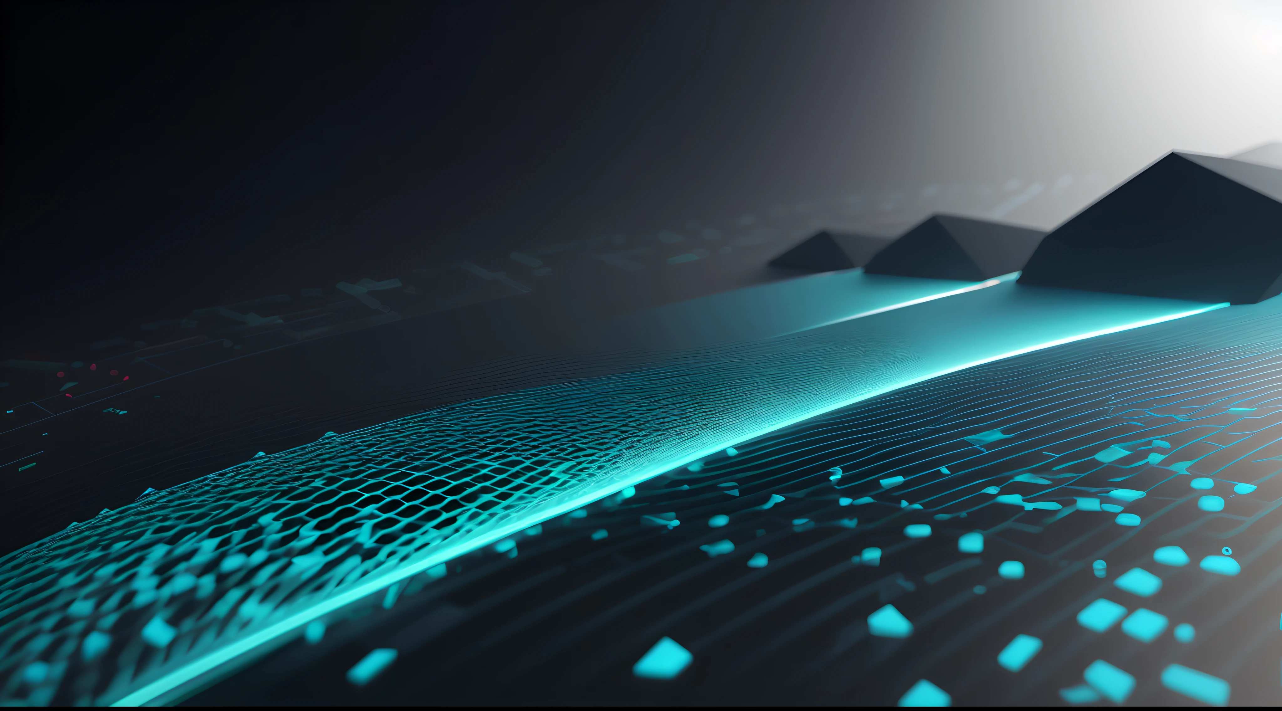Engaging 3D visualization featuring stunning graphs、glinting