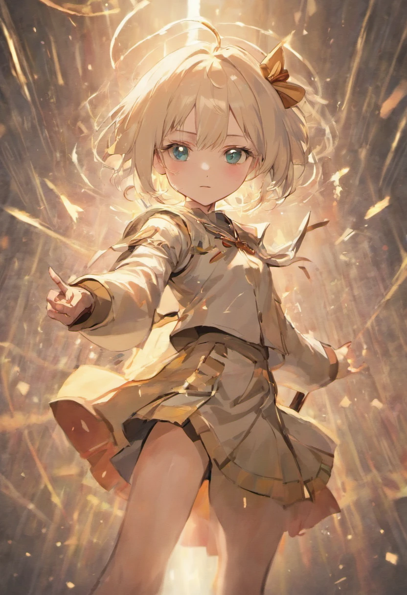 girls,A general,Dignified appearance,Skilled short white hair,Strong and sturdy body,Wearing armor,Holding a sword,Background nothingness
