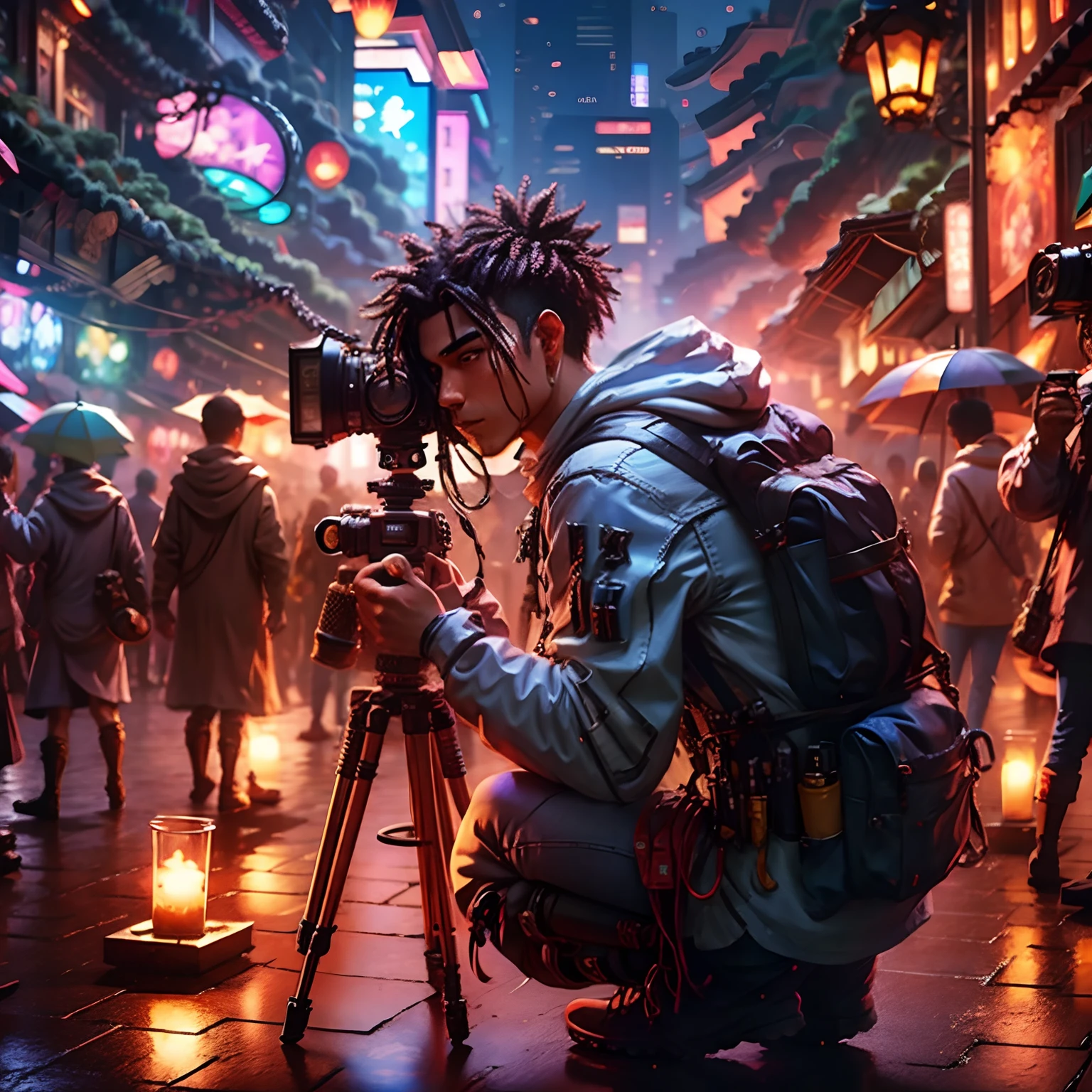 Male photographer