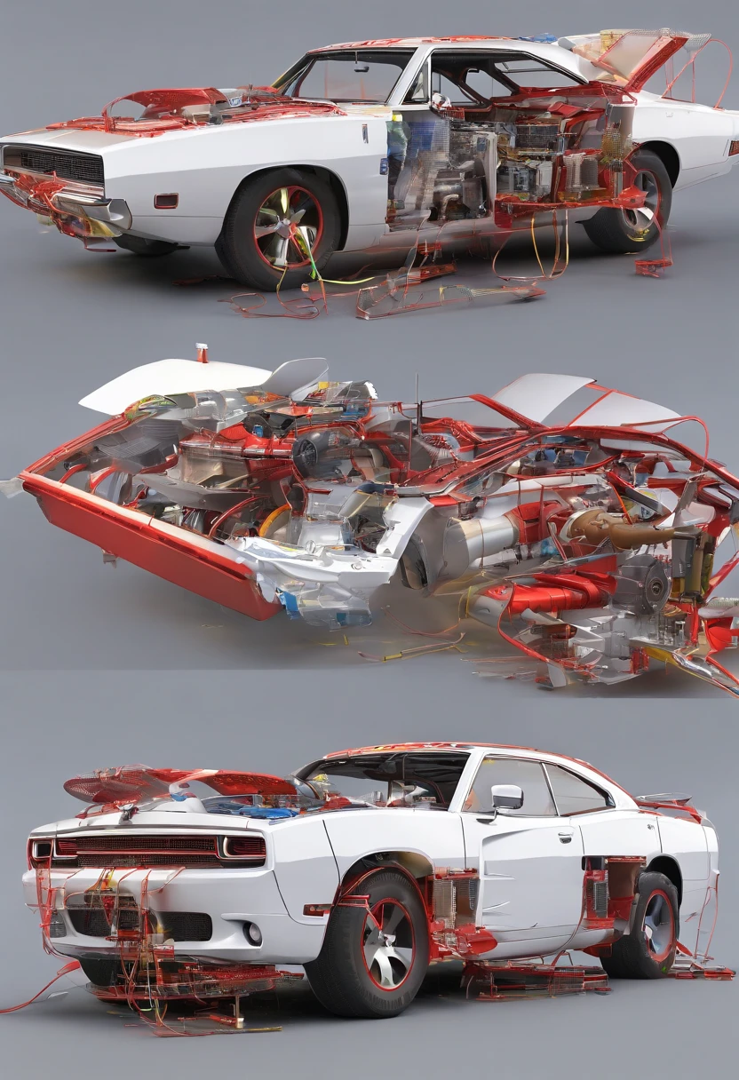 exploded view diagram of a dodge charger