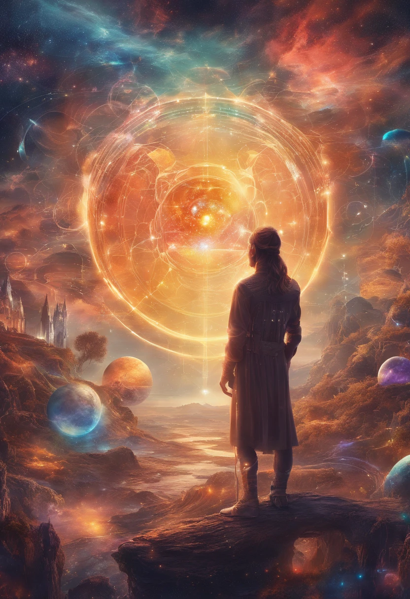 Eight Diagram presents the future of education, Virtual classrooms, Smart mentor, and the potential for interstellar learning. 8K