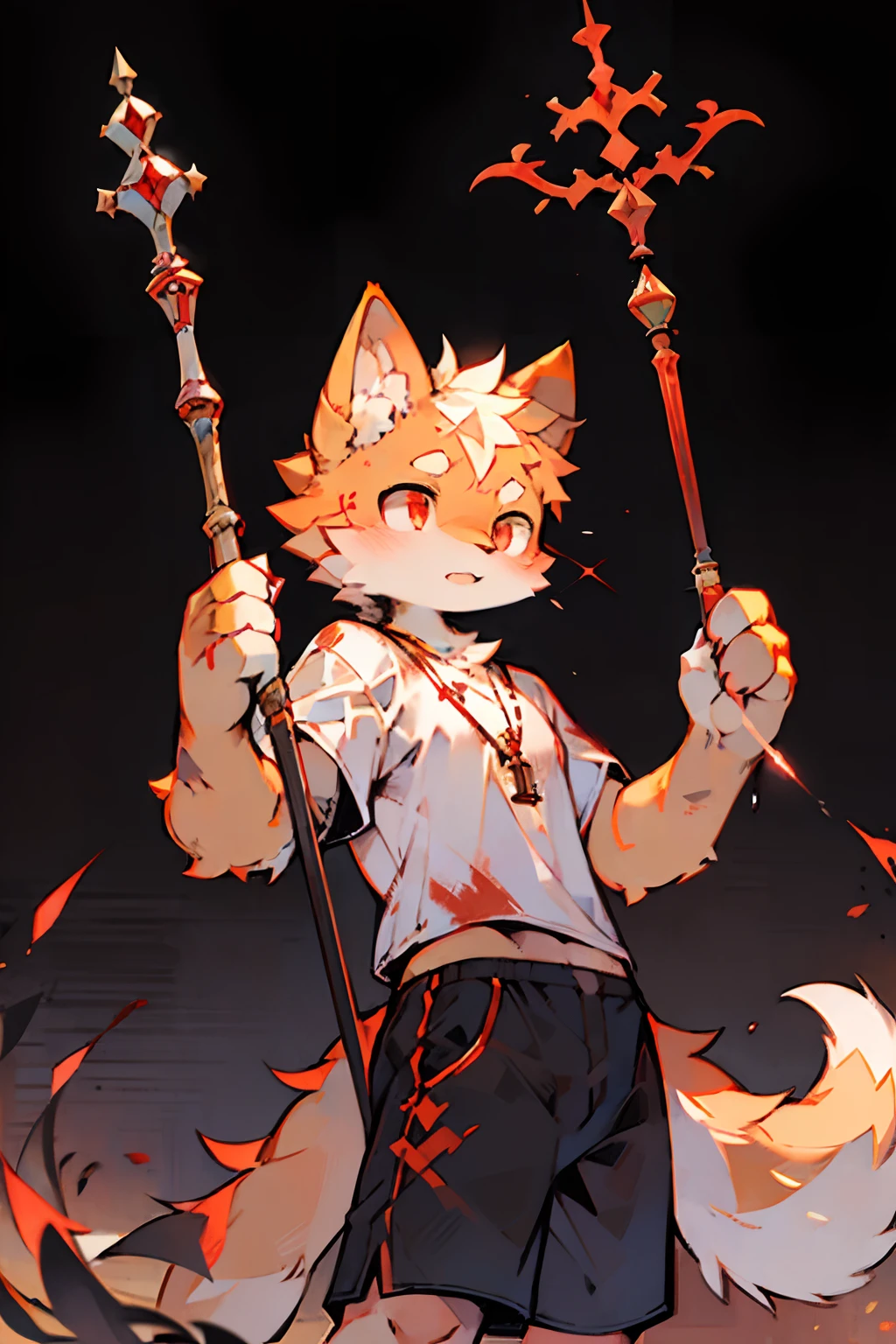 Best quality at best,tmasterpiece,Short black top,(Barefoot),street frontage,(Young boys),small stature,(the only person),(short detailed hair),((Rabbit physical characteristics)),(red eyes),(White belly),(white body fur,White legs,White hair,red highlighted hair),(droopy rabbit ears)((White feet)),(Dragon ear),,(Rope restraint),((lasso)),(Tight bondage),((Place your hands behind your back)),torture instruments),((gallows)),((hanged)),Scared,Medieval execution ground background,expressions,((author:Puinki,Artis:1.2),(author:Unreal Land,author:Kuroi Junmi,author:milkytiger1145,author:Morkey,(author:Xia Huaiting:0.8),(by Pino Deheni:0.8)