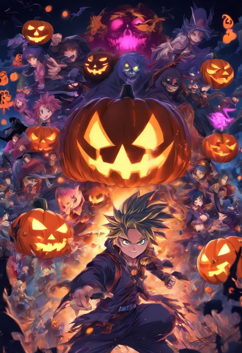 Improvise illustration for Halloween t-shirt