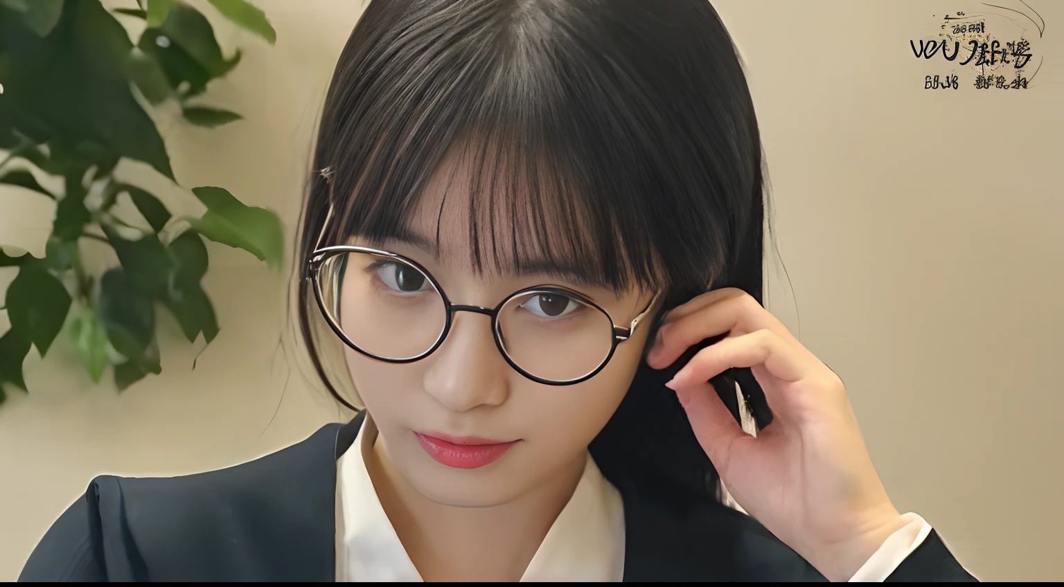ulzzang -6500-v1.1, (Raw photo:1.2), (Photorealistic:1.4), Beautiful detailed girl, Very detailed eyes and face, Beautiful detailed eyes, Ridiculous, Incredibly ridiculous, Huge file size, High resolution, Very detailed, Best Quality, masutepiece, Kemomimi, (((JK school uniform)), Illustration, Very detailed, nffsw, unified, 8K Wallpaper, amazing, Fine details, masutepiece, Best Quality, Highly detailed ticker uniform 8K wallpaper, Light on Face, Cinematic lighting, 1girl in, , ((No bra)), ()), ((Dynamic Pose)), (Camel toe), (half), 校服、Young Face、Young look、Lori、a beauty girl、Lolita、hi-school girl、eye glass、Glasses Girl、While taking off your glasses、The moment to take off your glasses、The whole picture